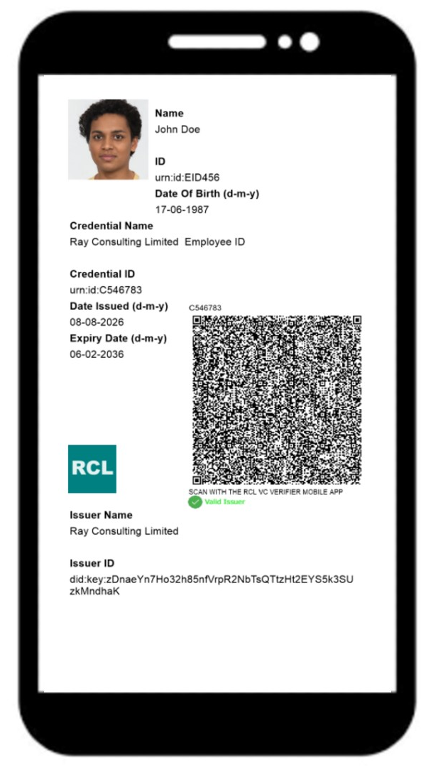 RCL VC Wallet application